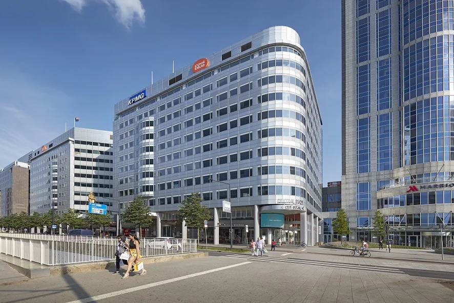 Kantoorcomplex aan de Weena in Rotterdam met onder andere de kantoren van KPMG en Marriott Hotel.