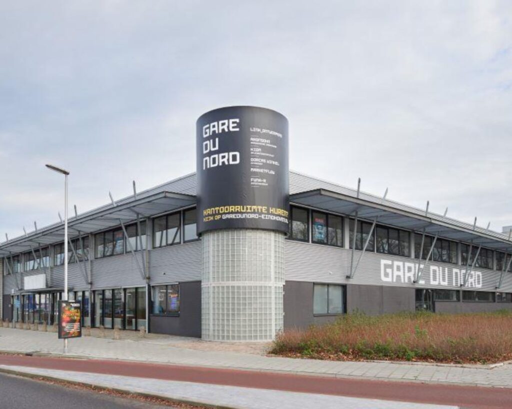 Kantoorruimte te huur in het gebouw Gare du Nord aan de Ukkelstraat 2 in Eindhoven.