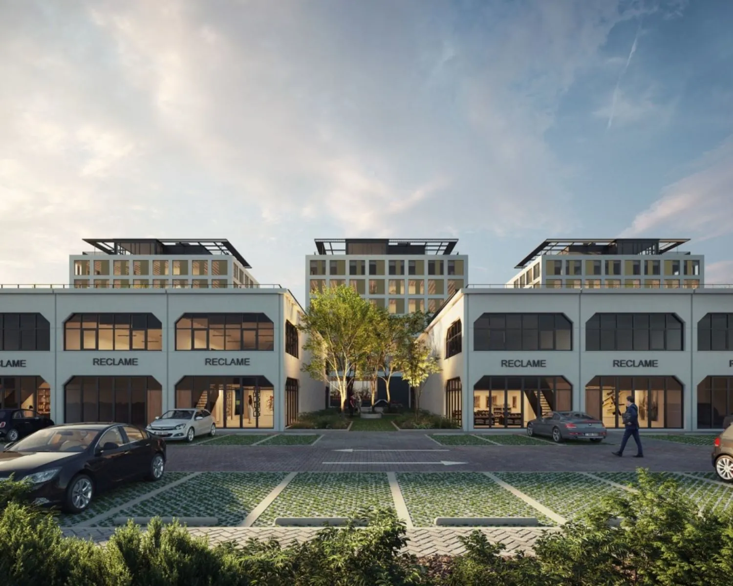 Moderne kantoorruimte met parkeergelegenheid aan de Jan van Krimpenweg 1-5.