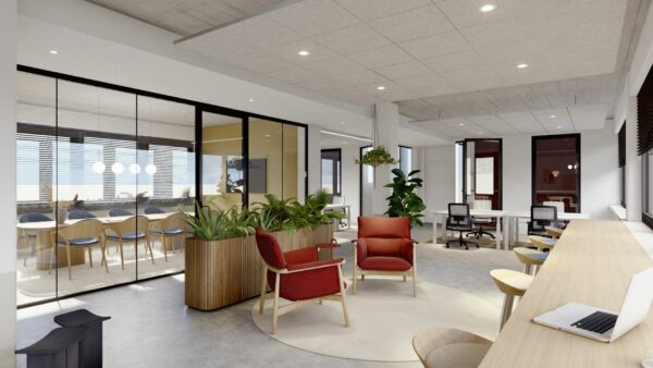 Moderne en lichte kantoorruimte met vergaderruimte en flexplekken aan de Atoomweg 50-16 in Utrecht.