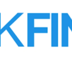 Blauw logo van de Duitse televisiezender 2DF met de tekst 'ZDFinfo'.